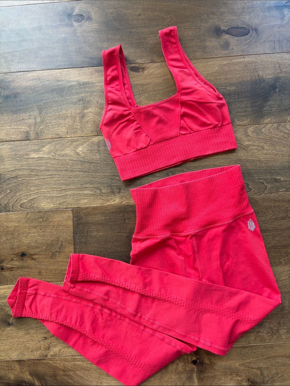 Free People Good Karma Square Neck Bra & Leggings - XS/S